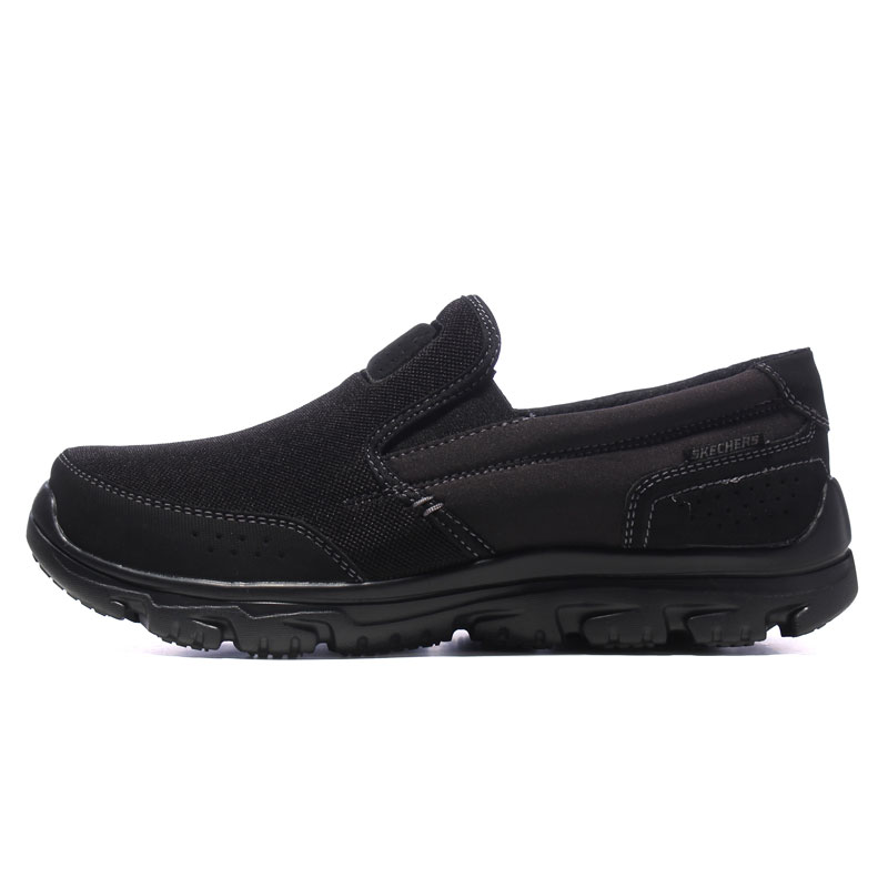 skechers 斯凯奇热2015新款男鞋休闲鞋运动鞋生活休闲51394/b bk 黑色