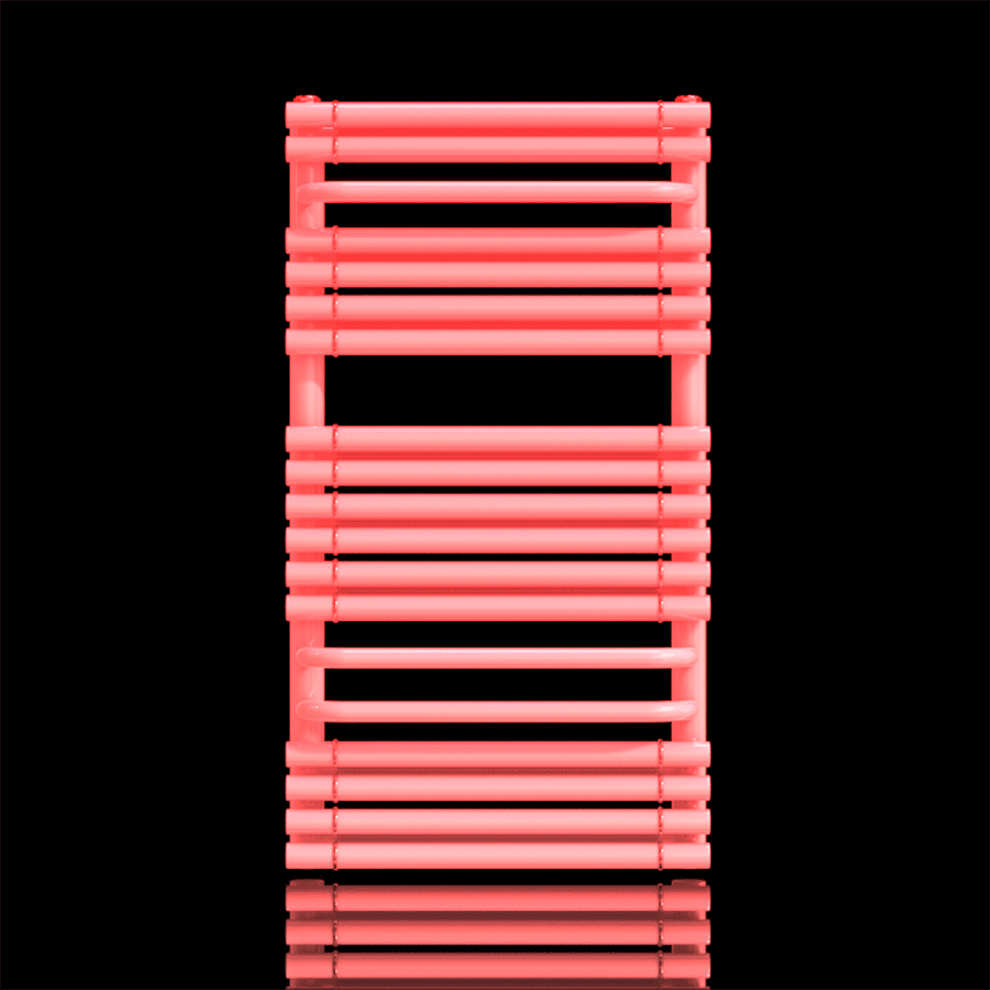 器集中自采暖供暖卫浴厨房厕所洗手间壁挂式毛巾架 铜铝圆管背篓高600