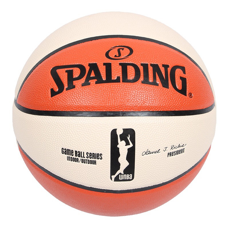 spalding 斯伯丁 74-572y 女子职业比赛 室内外用 6号篮球