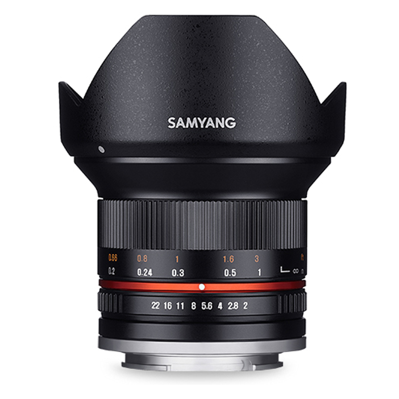 三阳(samyang)12mm f2 超广角镜头 aps-c 微单 手动镜头 索尼e卡口