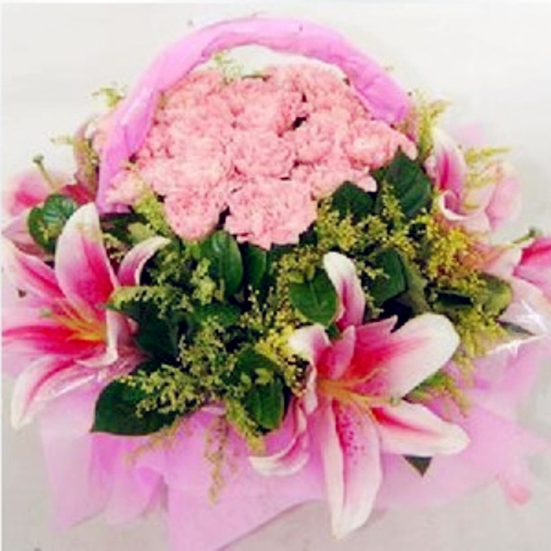 冬珊母亲节感恩教师节探望送康乃馨同城玉环县金昌酒泉张掖重庆鲜花店