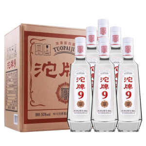 沱牌9 t68 50%vol 浓香型白酒 480ml*6瓶 整箱装 | 价格网-专推电商神