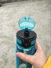 優(yōu)之USPACE塑料杯 運動(dòng)水杯 戶(hù)外旅行杯 帶茶格泡茶杯子 兒童防漏水瓶 學(xué)生杯子 藍色 450ml 曬單實(shí)拍圖