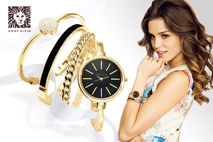 【安妮克莱因(ANNEKLEIN)】时装表石英女士