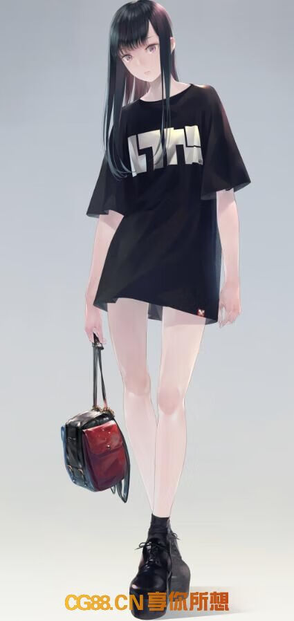 【资源集合】 【pose】cg女性站姿参考 1429p 原画素材 第7张