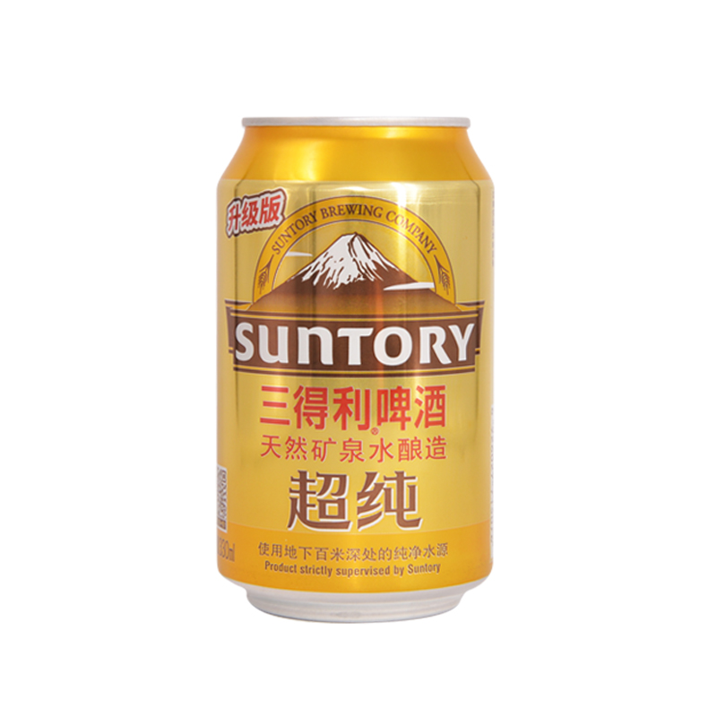 三得利啤酒(suntory) 超纯 7.5度 330ml*24听 整箱装