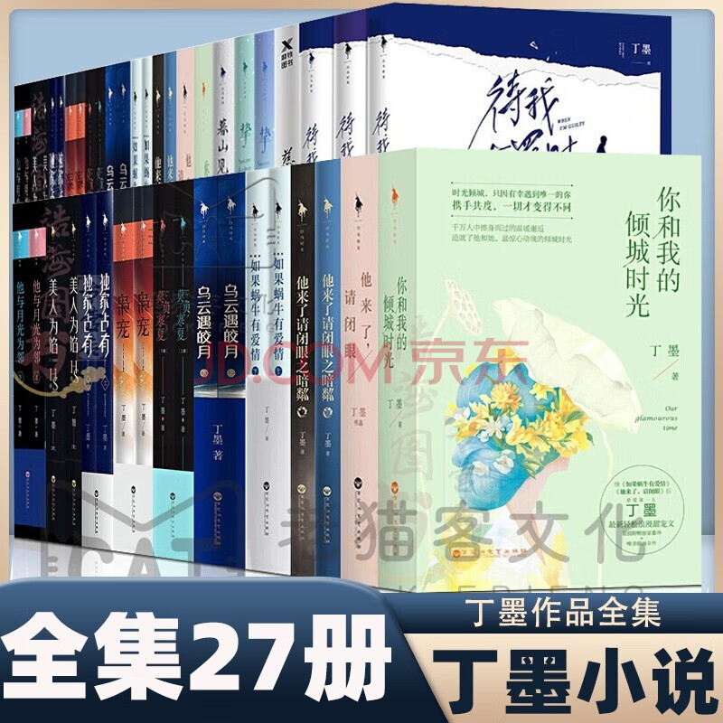 丁墨小说作品全集27册你和我的倾城时光 如果蜗牛有爱情 美人为馅 他与月光为邻 摘要书评试读 京东图书