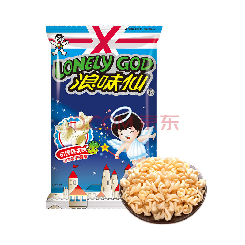 旺旺浪味仙】旺旺浪味仙膨化食品花式薯卷零食薯片田园蔬菜味70g【行情报价价格评测】-京东