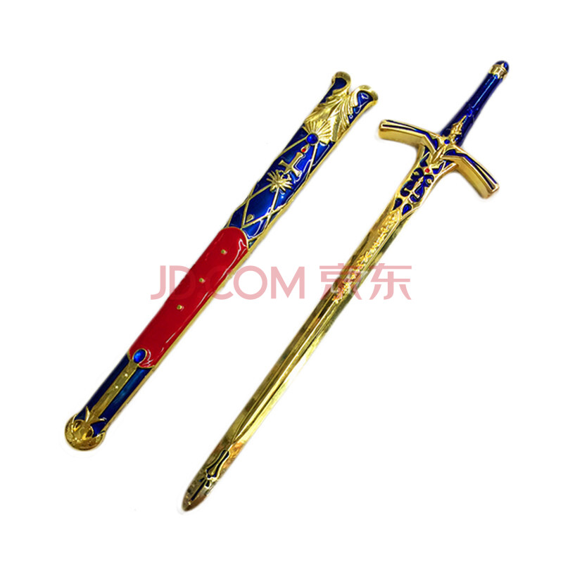 动漫周边武器动漫周边精美武器刀扣模型fate刀剑神域巨人火影海贼银魂fate命运时钟剑30cm 图片价格品牌报价 京东