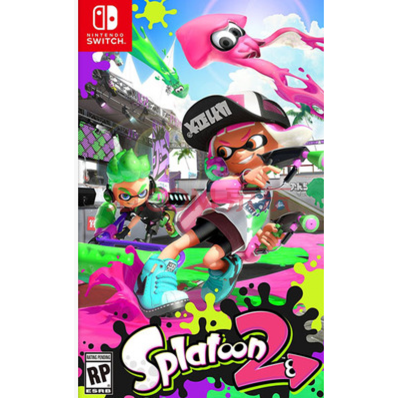 Switch Ns游戏喷射战士2 乌贼2 章鱼2 Splatoon 2 日文 英文标准版 盒装 英语 京东jd Com