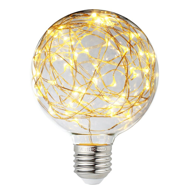 BOKT Lighting G95 LED Edison Antique Globe Bulb