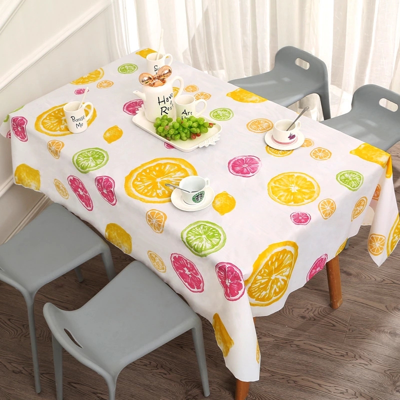 【两条装】桌布防水防油方形餐桌布ins