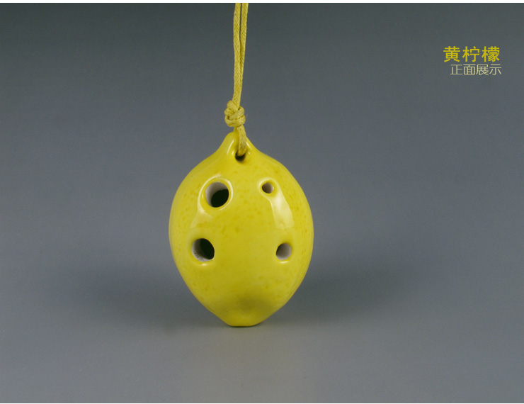 风雅陶笛 水果4孔高音型 练习型陶笛 苹果