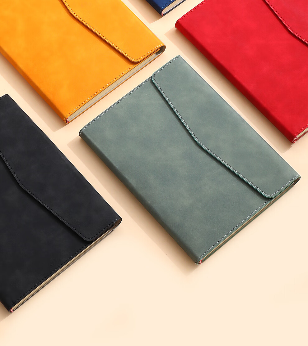 Longe Notebook, Stylish Stationery, Simple Journal, Creative Tri-Fold Handbag-Style Diary, Thick Notebook, Customizable with Corporate Logo 13