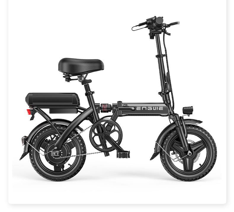 英格威14英寸电动自行车新国标3c代驾折叠电动车电瓶车电动车汽车锂电