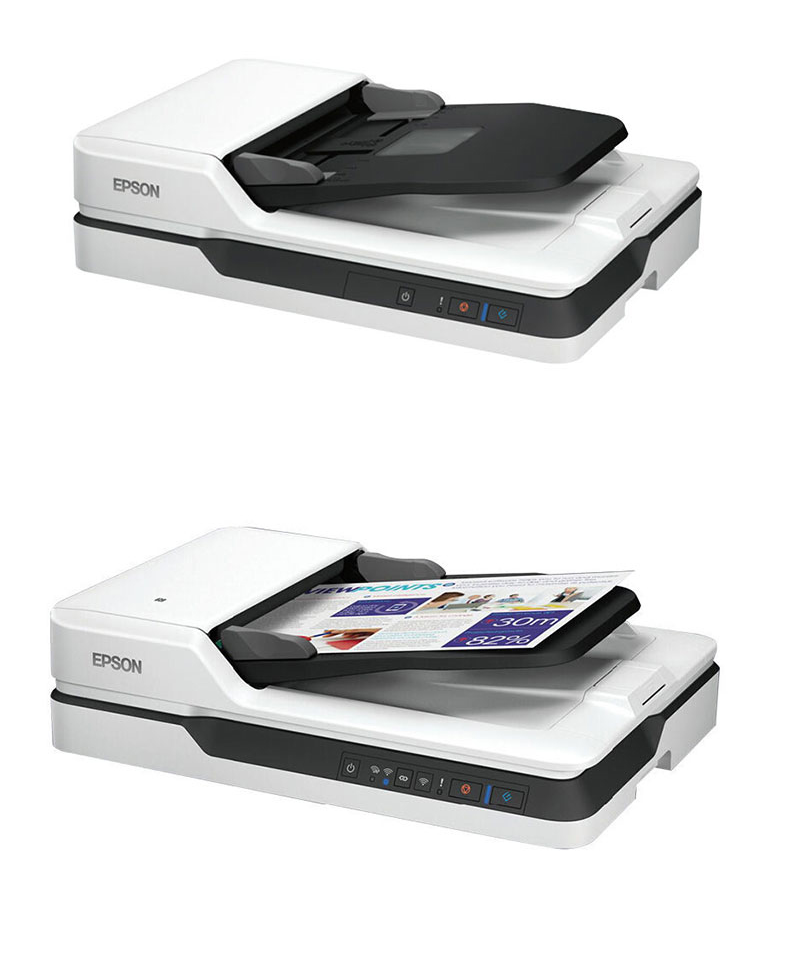 爱普生(epson) ds-1610高速a4平板馈纸扫描仪自动双面连续扫描仪 610