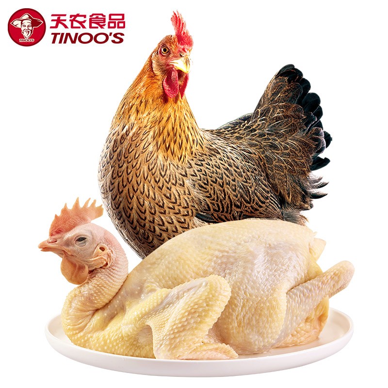 凤中皇 138清远鸡800g 天农纯种清远鸡 出口供港严苛品质 农场谷饲138