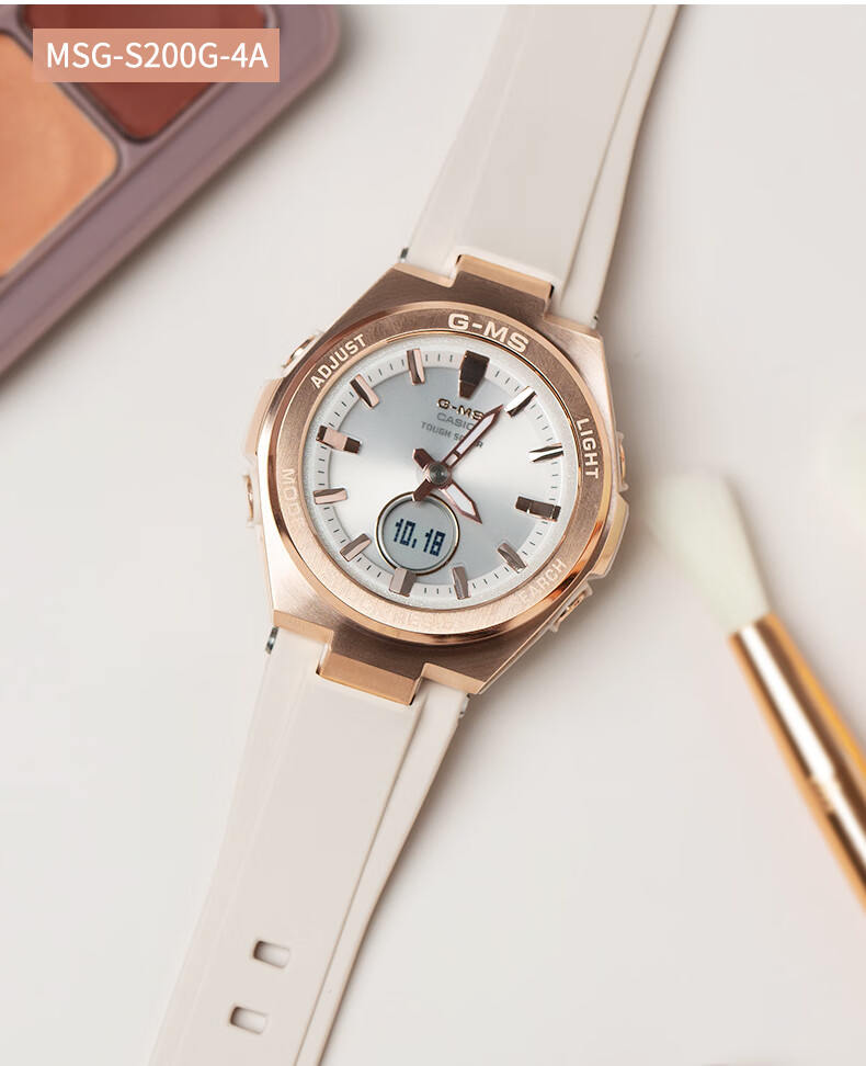 卡西欧(casio) 【七夕礼物】卡西欧casio手表女g-ms系列日韩表太阳能