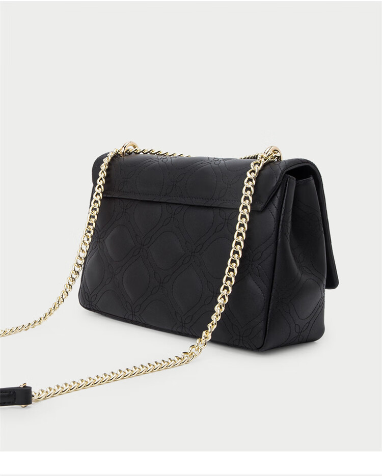 HONGU Ladies Handbag, Fashionable Diamond Pattern Chain Shoulder Bag, Cowhide Crossbody Bag, Small Square Purse, Birthday Gift for Girlfriend 15