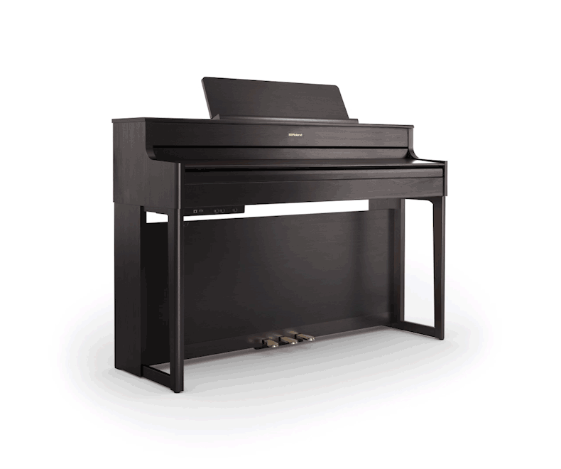 罗兰(roland)hp702 豪华立式电钢琴家用娱乐 88键重锤演奏舞台演出