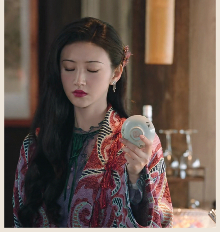 龙隐司藤中式复古耳环女士款耳坠流苏银耳钉同款文艺气质耳饰送女友本