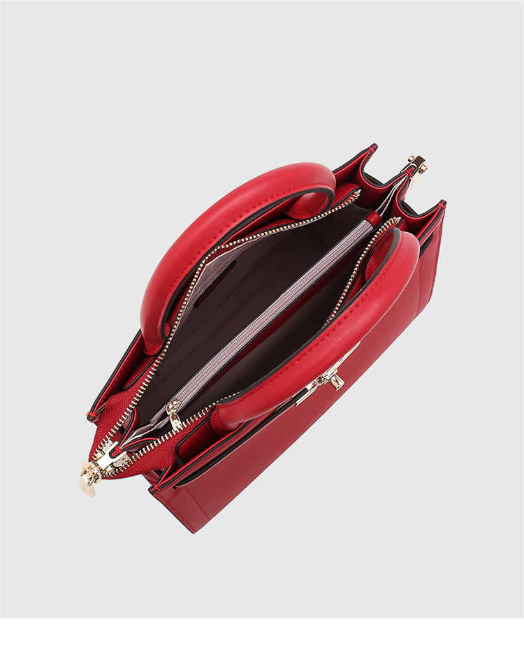 HONGU Women's Handbag, Elegant And Stylish Tote Bag, Cowhide Shoulder Bag with Large Capacity, Suitable for Hand-Holding Or Crossbody Use, Birthday Gift for Girlfriend 12