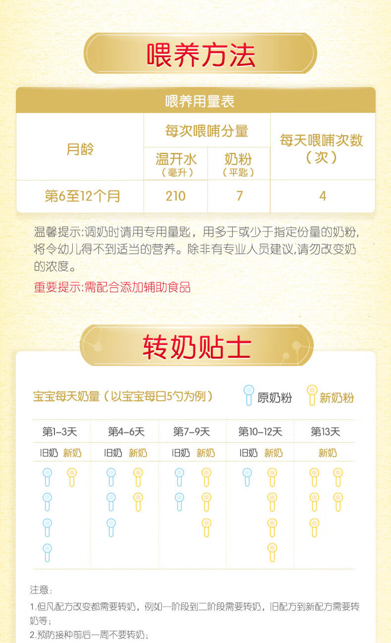 伊利奶粉金领冠悠滋小羊婴幼儿配方羊奶粉280克3段280g