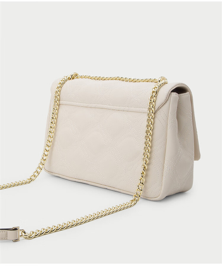 HONGU Ladies Handbag, Fashionable Diamond Pattern Chain Shoulder Bag, Cowhide Crossbody Bag, Small Square Purse, Birthday Gift for Girlfriend 21