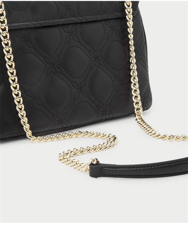 HONGU Ladies Handbag, Fashionable Diamond Pattern Chain Shoulder Bag, Cowhide Crossbody Bag, Small Square Purse, Birthday Gift for Girlfriend 17