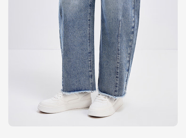 Navigare Italian Small Sailboat Women's Retro Denim Jeans, Versatile Slimming Banana Pants 2312575518, Water Blue, M 18