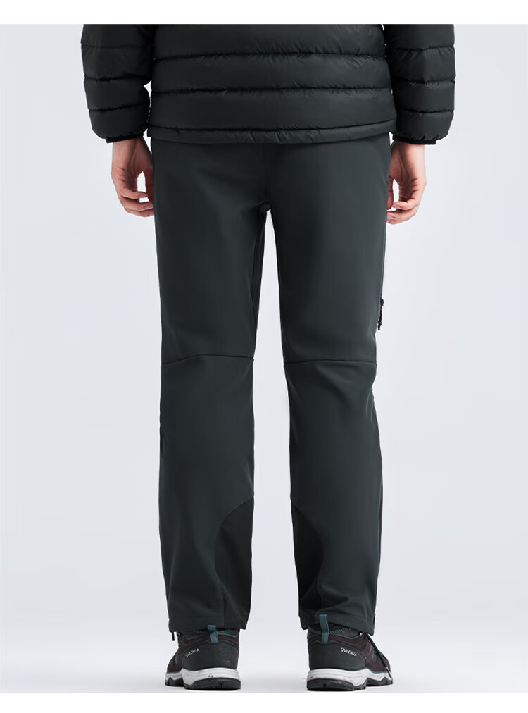 Toread [Six-Panel Plus Fleece with Membrane] Men's Softshell Pants Spring Outdoor Sports Warm Windproof Hiking Trousers 23