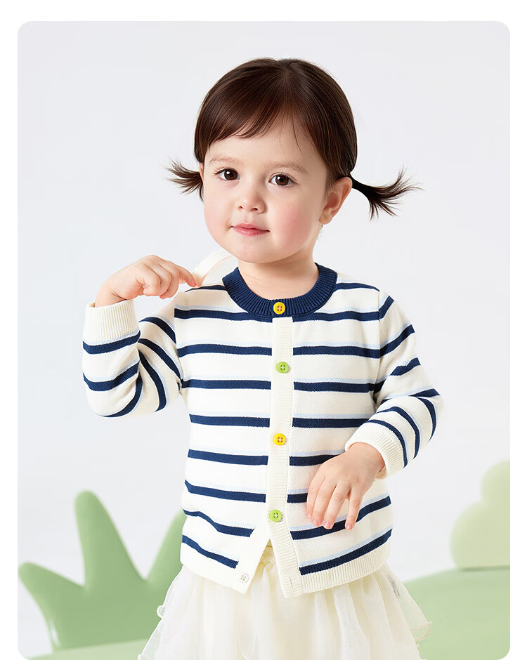 Balabala Kids Sweater Children's Knitwear Boys Girls 2026 New Spring Autumn Soft Skin-friendly Cardigan Pullover 14