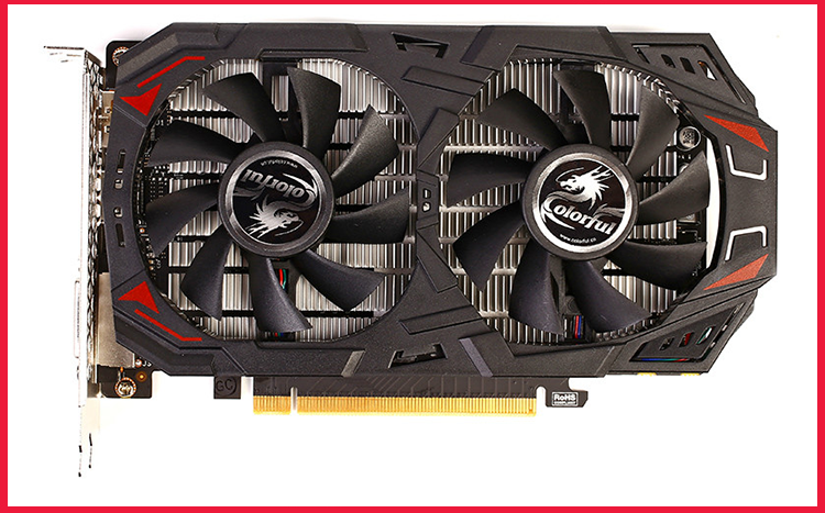 七彩虹(colorful)geforce gtx1050ti 灵动鲨-d5 台式机游戏独立显卡