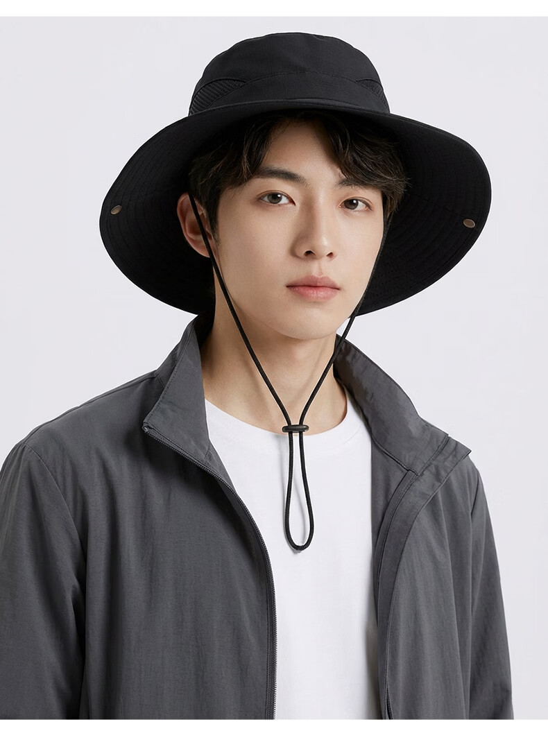 CARTELO Men's Sun Protection Hat UV Protection Fishing Bucket Hat Outdoor Summer Sunshade Cap 10