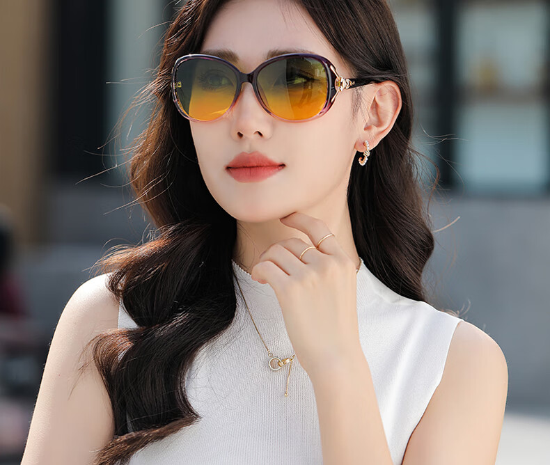 Lafudelu Women's Day And Night Sunglasses for Driving, Anti-UV, Anti-Glare, Polarized Driving Glasses with Reduced Glare for High Beam 8