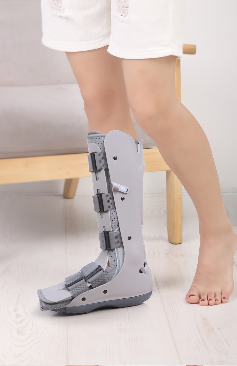 中量 踝关节固定支具足踝脚踝护具固定支架扭伤护具脚部石膏康复鞋 不