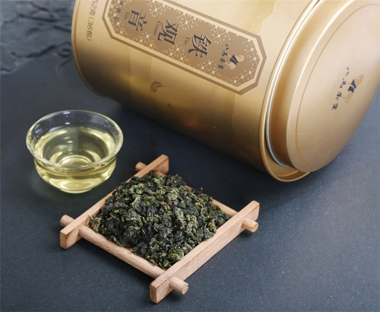 八马茶叶 茶叶 乌龙茶 安溪清香型铁观音 金罐装 252g