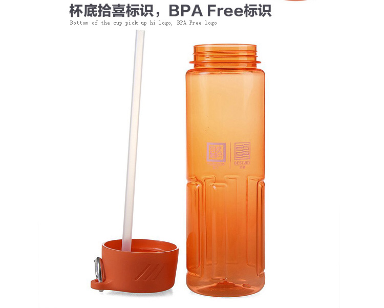 
                                        【京东超市】富光拾喜 便携随手运动水杯 儿童吸管杯 700ml 天蓝                