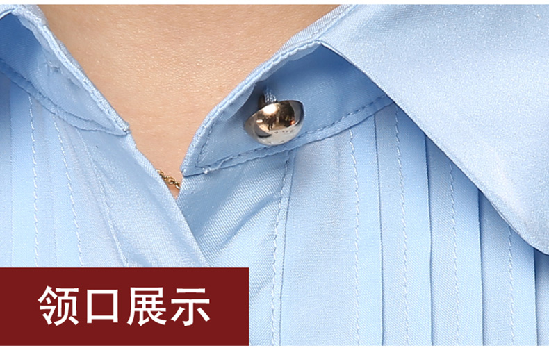 紫华 2015新款夏装韩版修身白色女士衬衫ol职业短袖雪纺衫百搭女上衣潮 B-1509白色 M