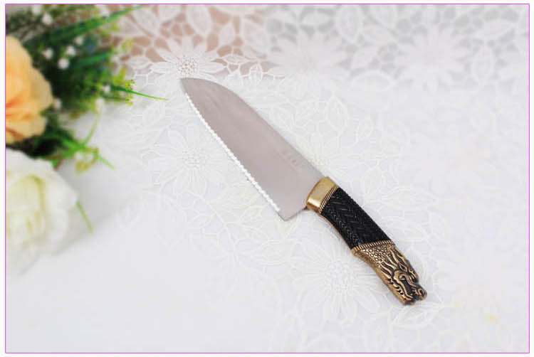 王麻子 龙头柄八件套刀dt18