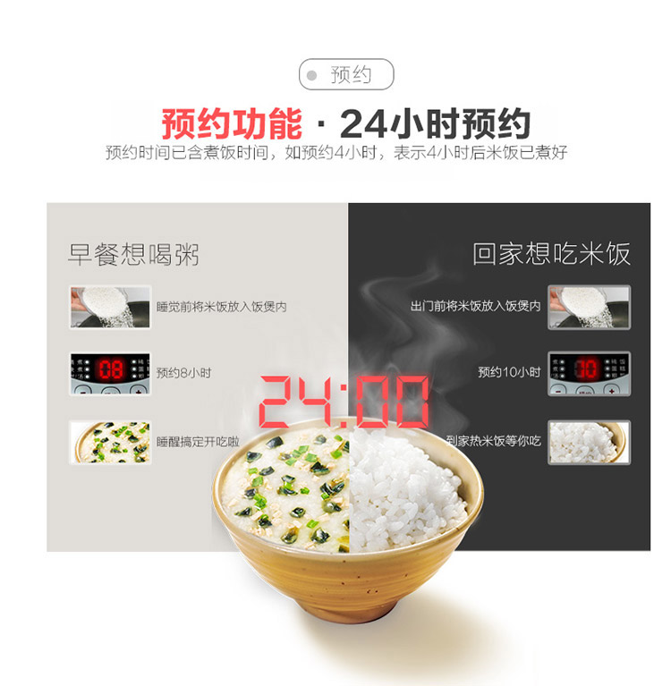 苏泊尔（SUPOR）电饭煲电饭锅 CFXB40FC8033-75 三维立体加热