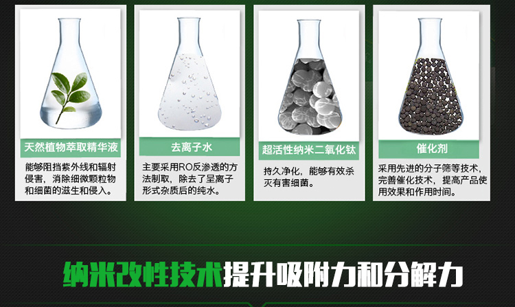 
                                        
                                        绿之源 室内专用纳米改性光触媒 甲醛清除剂去甲醛 除甲醛喷剂4瓶装                