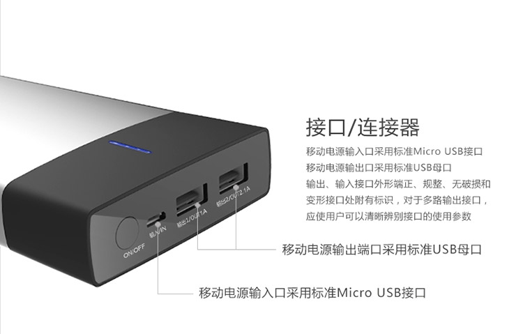 
                                        倍斯特（Besiter）20000毫安 移动电源/充电宝 聚合物电芯智能双USB输出 金属机身 电量显示 0188 时尚银                