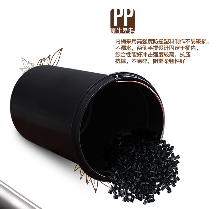 
                                        
                                                                                欧润哲 垃圾桶 8L缓降静逸加厚不锈钢脚踏带盖翻盖圆形家用卫生间客厅分类垃圾篓 内外双桶                