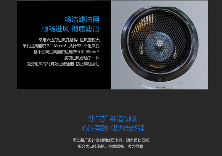 
                                                            海尔（Haier）360°立体拢烟 低噪音侧吸式油烟机 CXW-200-C150                