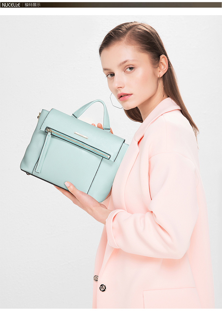 纽芝兰 nucelle女包 新款斜挎包 头层牛皮手提包休闲百搭单肩包 女