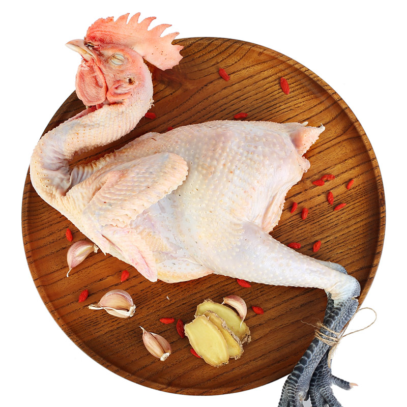 京东跑步鸡 苏北草鸡品种 700g 散养鸡 土鸡 公鸡整鸡肉 礼品袋装温馨