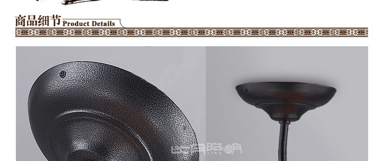 比月照明 现代中式灯具新古典海洋布艺客厅餐厅装饰酒吧吊灯3339 白色50cm 52cm