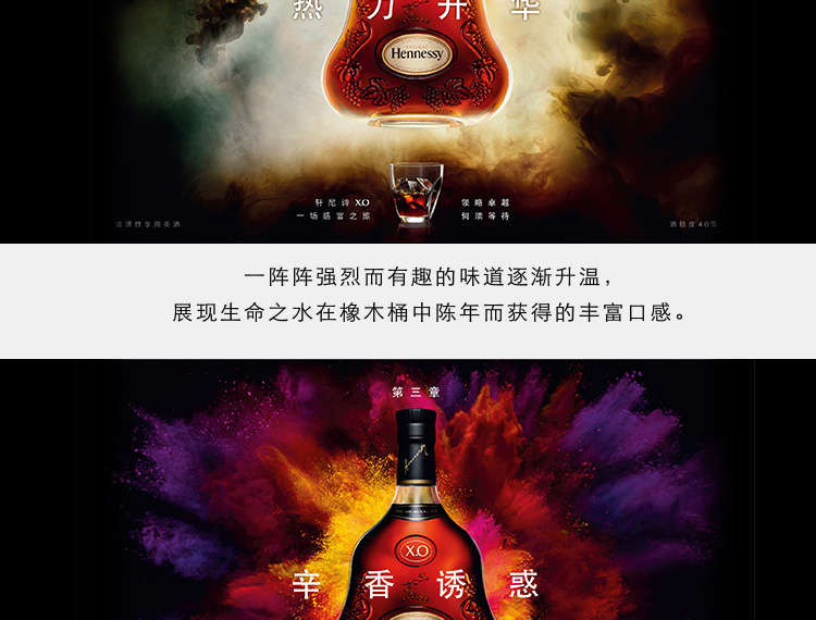 【京东超市】轩尼诗(hennessy) 洋酒 xo干邑白兰地感官之旅珍藏版礼盒