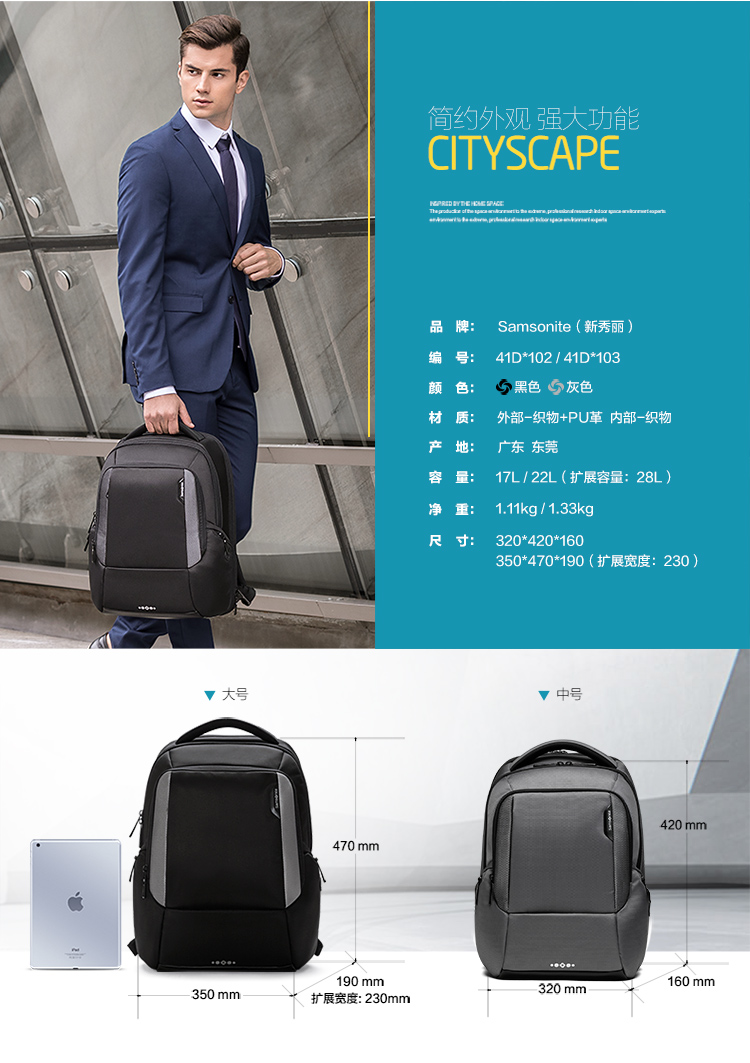 samsonite cityscape 3522